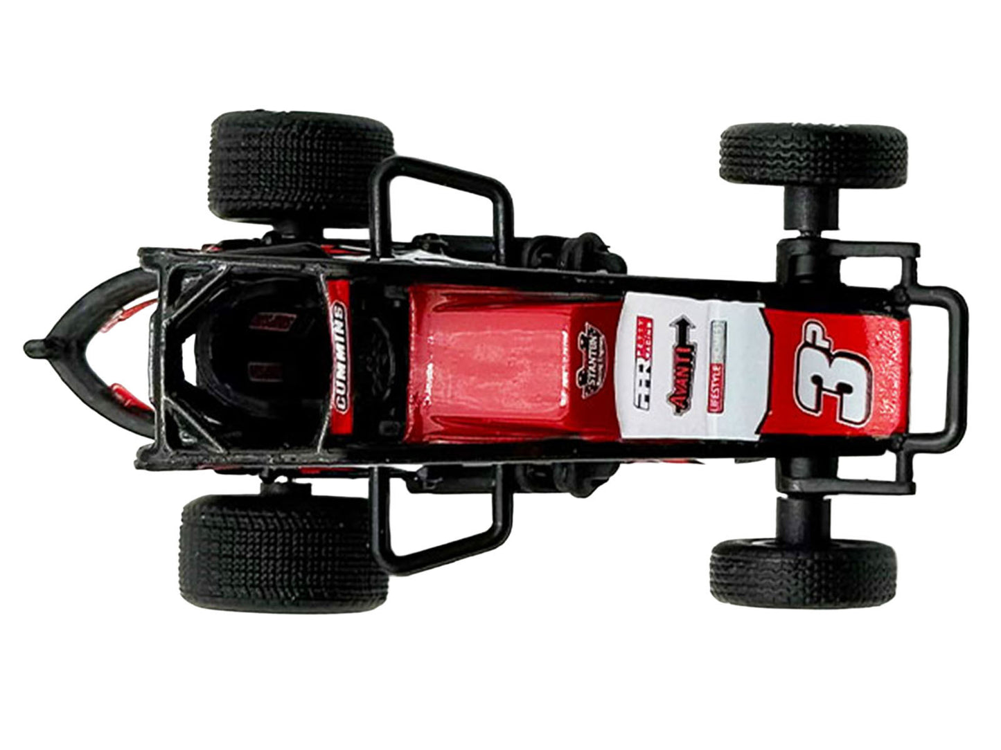 USAC Sprint Car #3P Kyle Cummins "Avanti" Champion "USAC Sprint Car National Championship" (2025) 1/64 Diecast Model Car by ACME