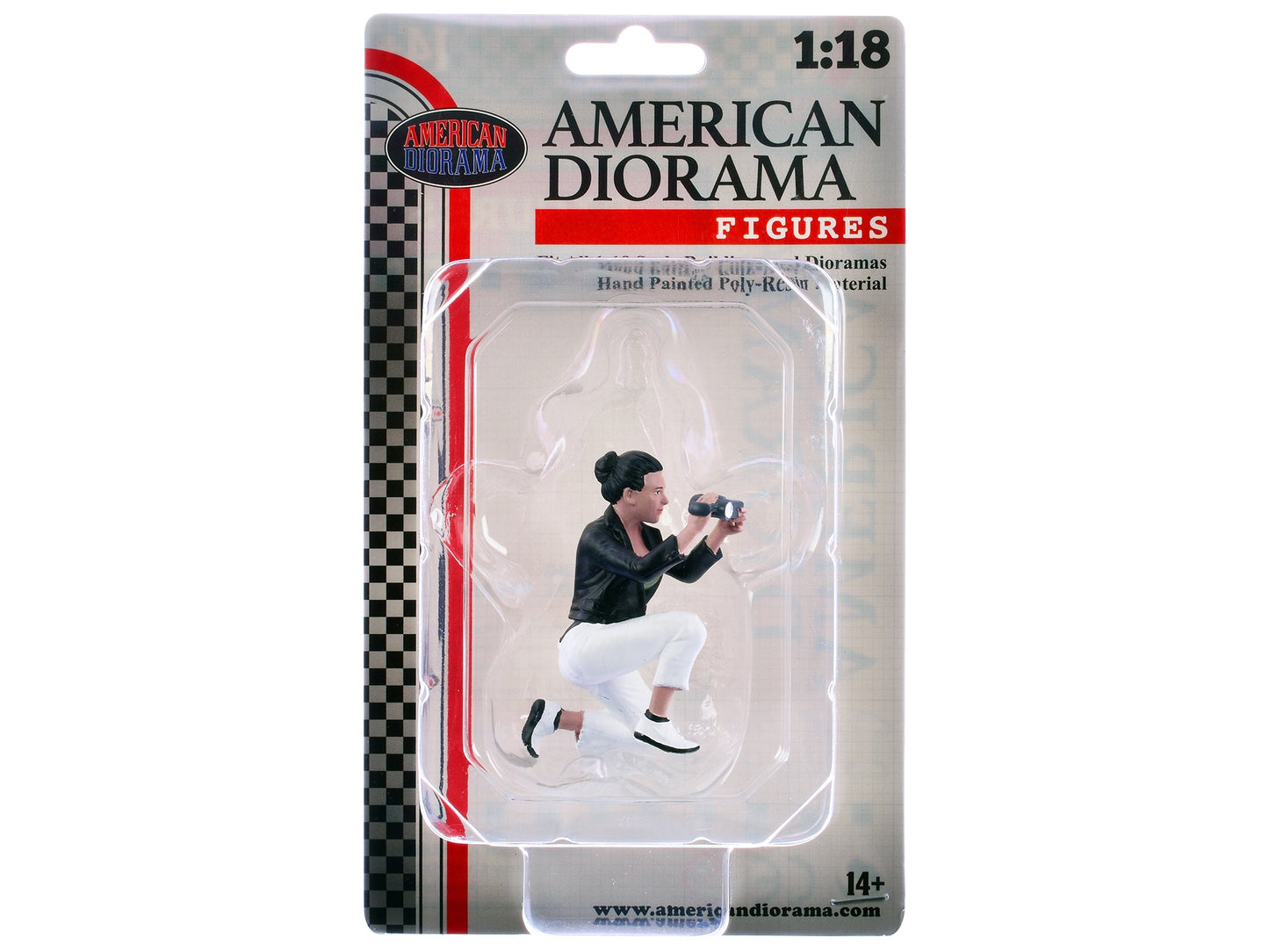 "Photographers" Figure #5 for 1/18 Scale Models by American Diorama