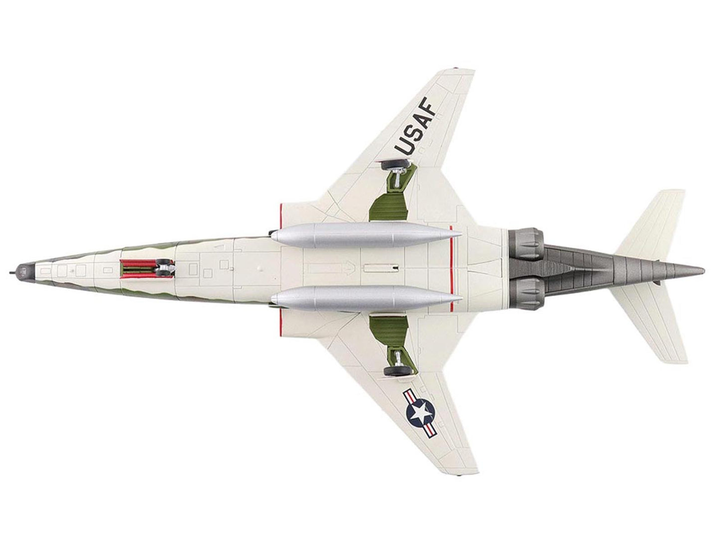 McDonnell RF-101A Voodoo Fighter Aircraft "54-1512 363rd Tactical Reconnaissance Wing Udorn Royal Thai Air Force Base" (1965) United States Air Force "Air Power Series" 1/72 Diecast Model by Hobby Master
