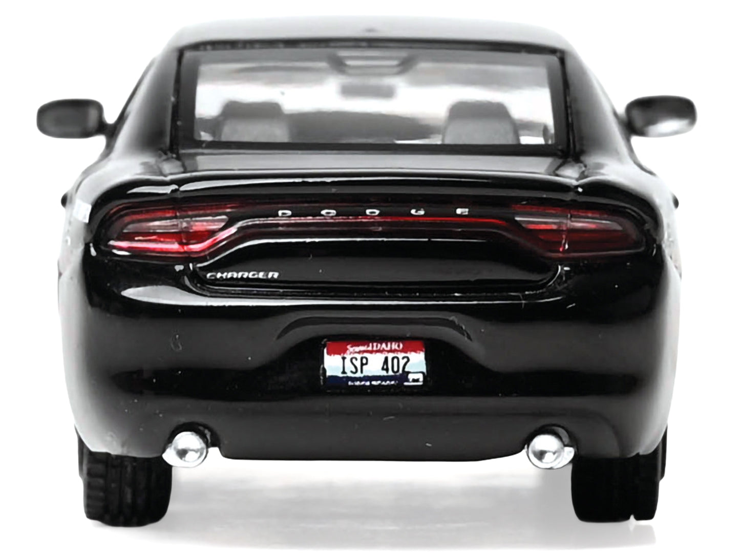 2023 Dodge Charger Pursuit "Idaho State Police" Black with White Stripes 1/64 Diecast Model by IXO Models
