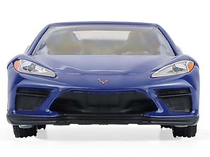 2021 Chevrolet Corvette Stingray Convertible Elkhart Lake Blue "GreenLight Muscle" Series 30 1/64 Diecast Model Car by Greenlight