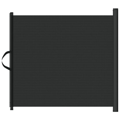 Retractable Pet Gate Black 46.3"x49.2