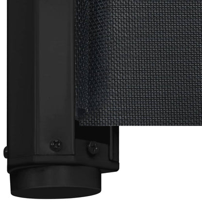 Retractable Pet Gate Black 46.3"x49.2