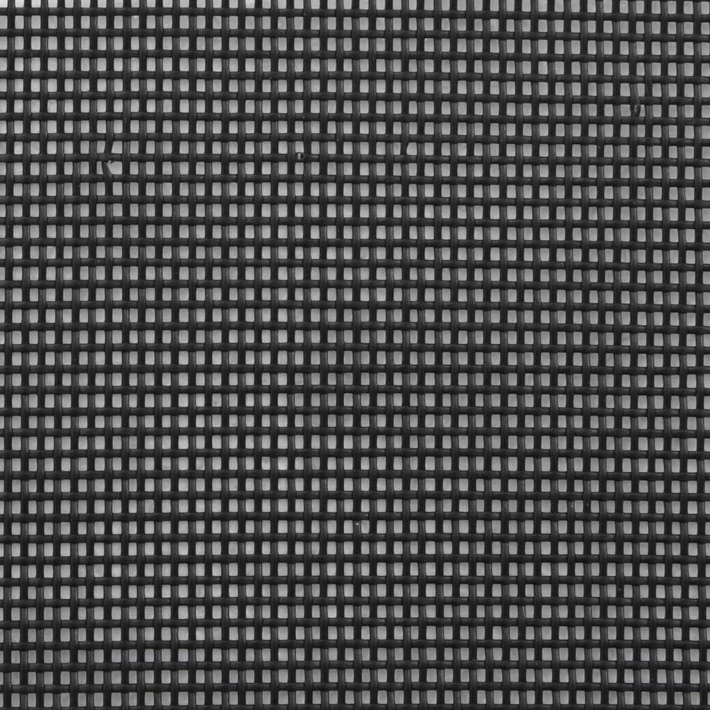 Retractable Pet Gate Black 46.3"x49.2