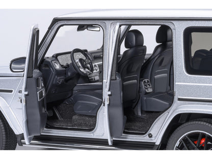 2019 Mercedes-Benz AMG G63 Iridium Silver Metallic 1/18 Model Car by Autoart