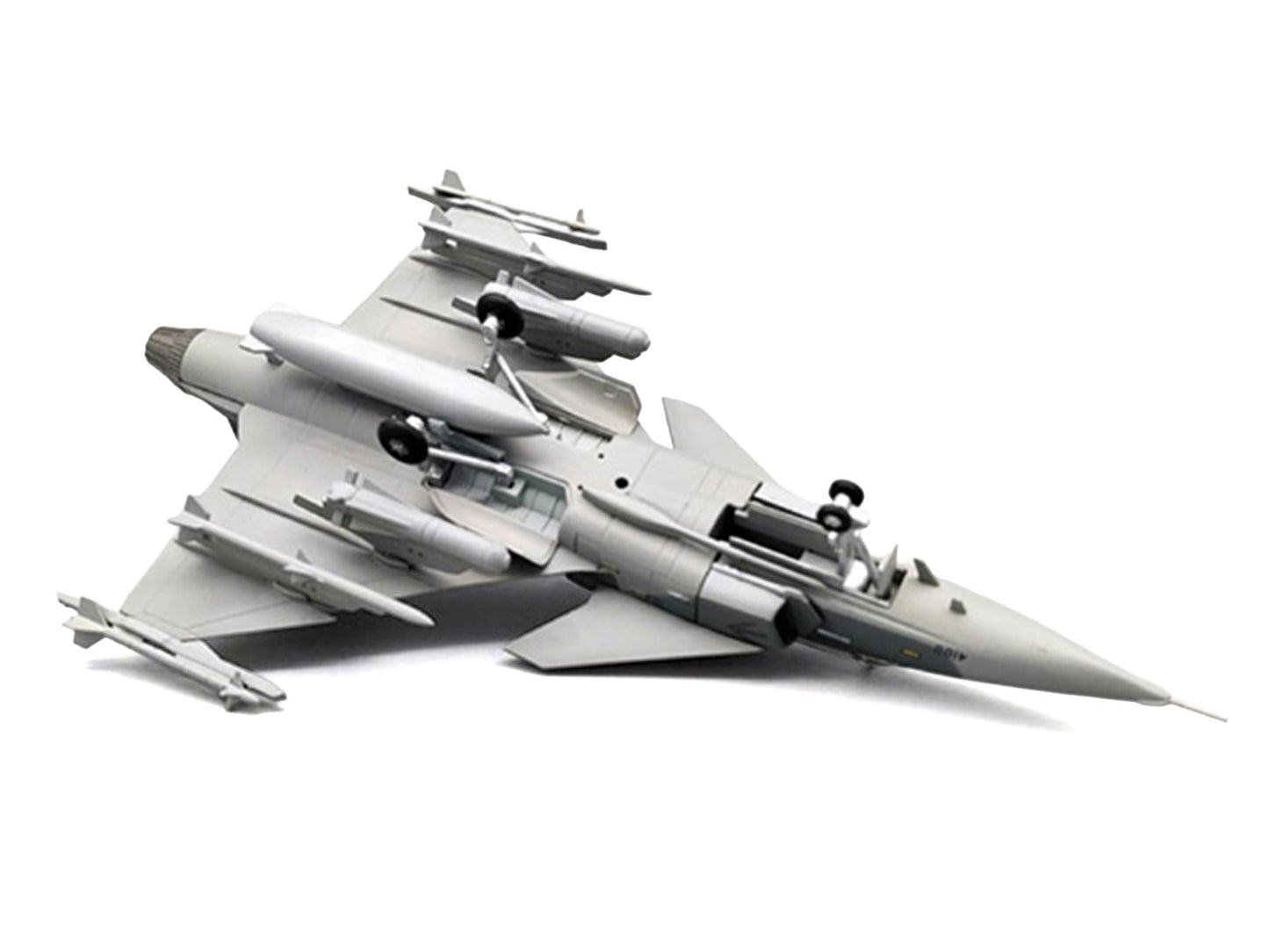 Saab JAS 39A Gripen Fighter Aircraft "131 F 7 Wing Cat's Paw Livery Satenas Air Base" (2006) Swedish Air Force 1/72 Diecast Model Airplane by Aviation 72