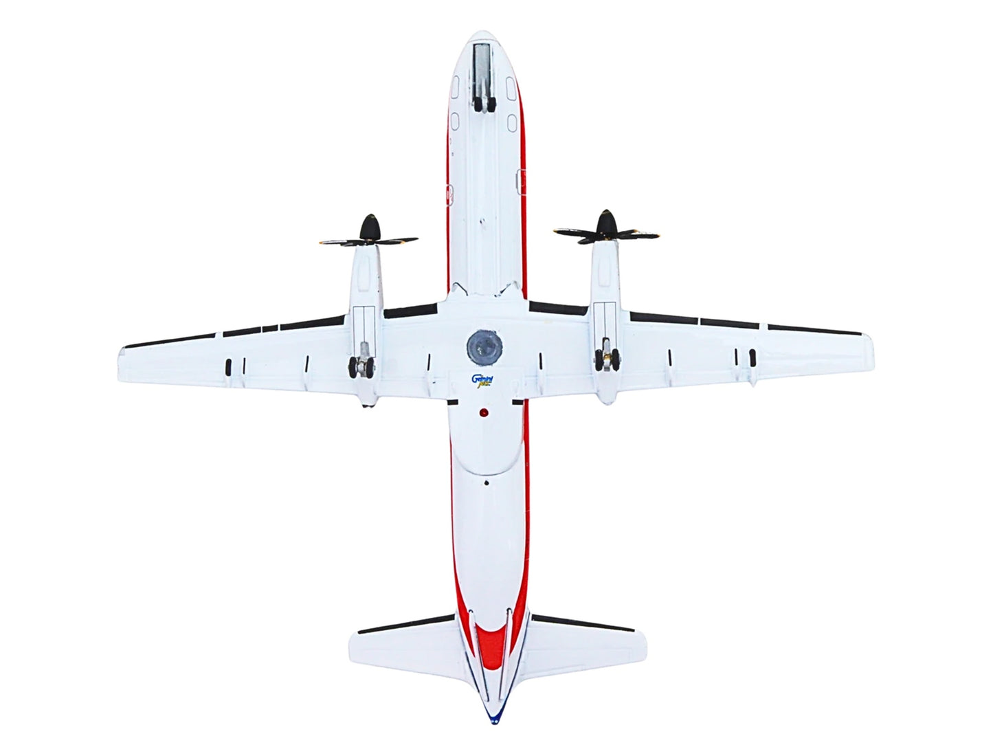 Saab 340B Commercial Aircraft "American Eagle" (N389AE) White with Red and Blue Stripes "Gemini 200" Series 1/200 Diecast Model Airplane by GeminiJets