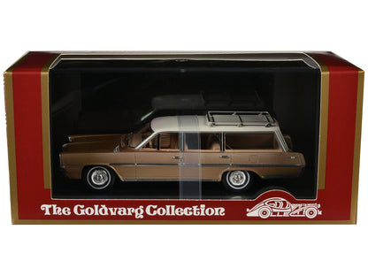 1964 Pontiac Safari Bronze Irid Metallic with Cream Top Limited Edition to 200 pieces Worldwide 1/43 Model Car by Goldvarg Collection