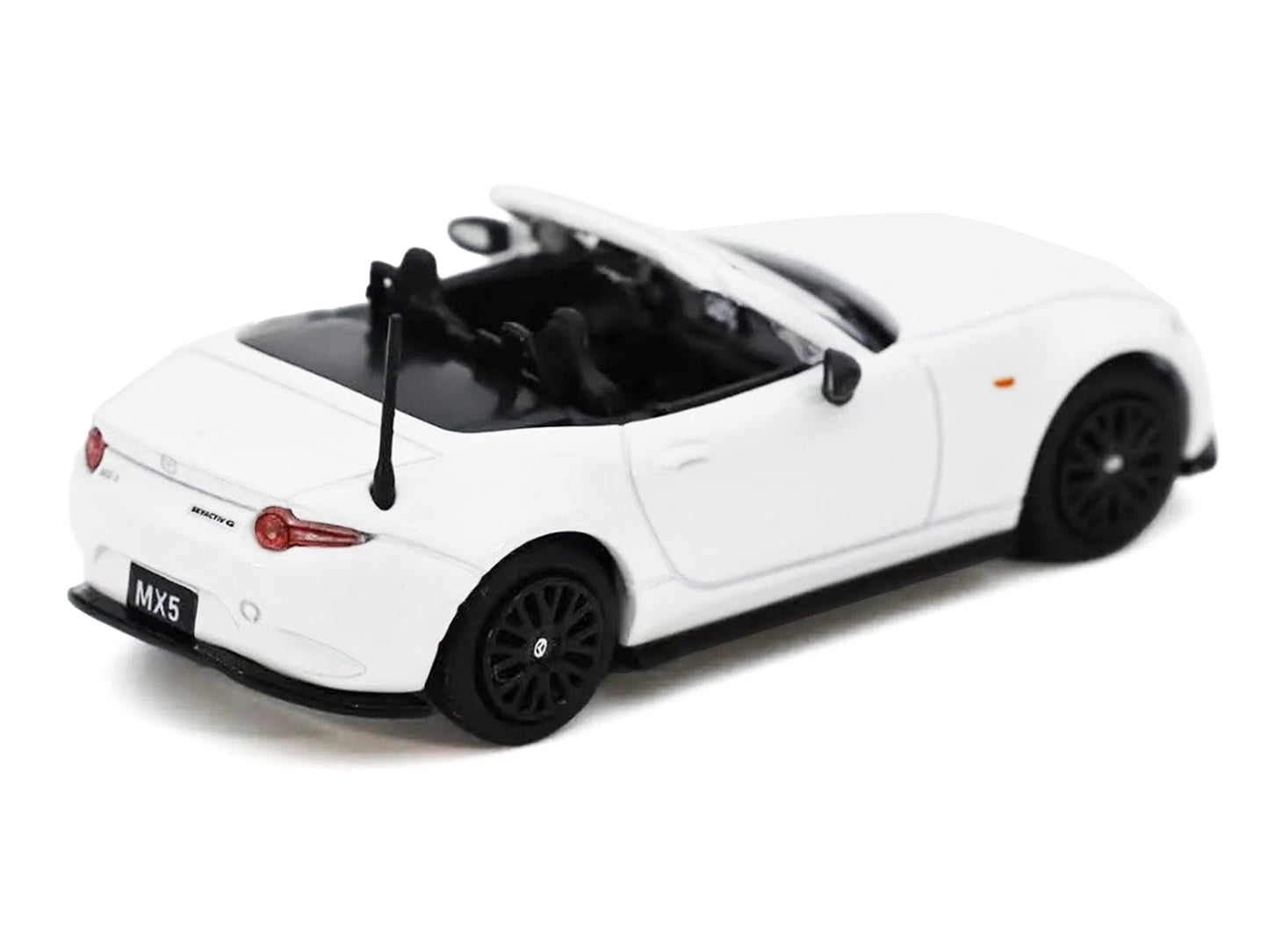 2024 Mazda MX-5 Roadster White 1/64 Diecast Model Car by GCD x Enchery