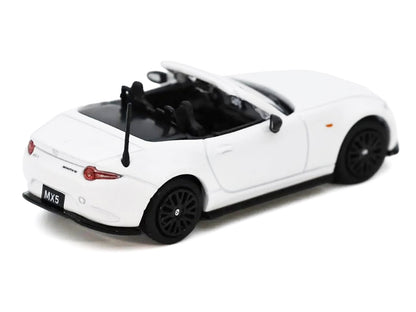 2024 Mazda MX-5 Roadster White 1/64 Diecast Model Car by GCD x Enchery