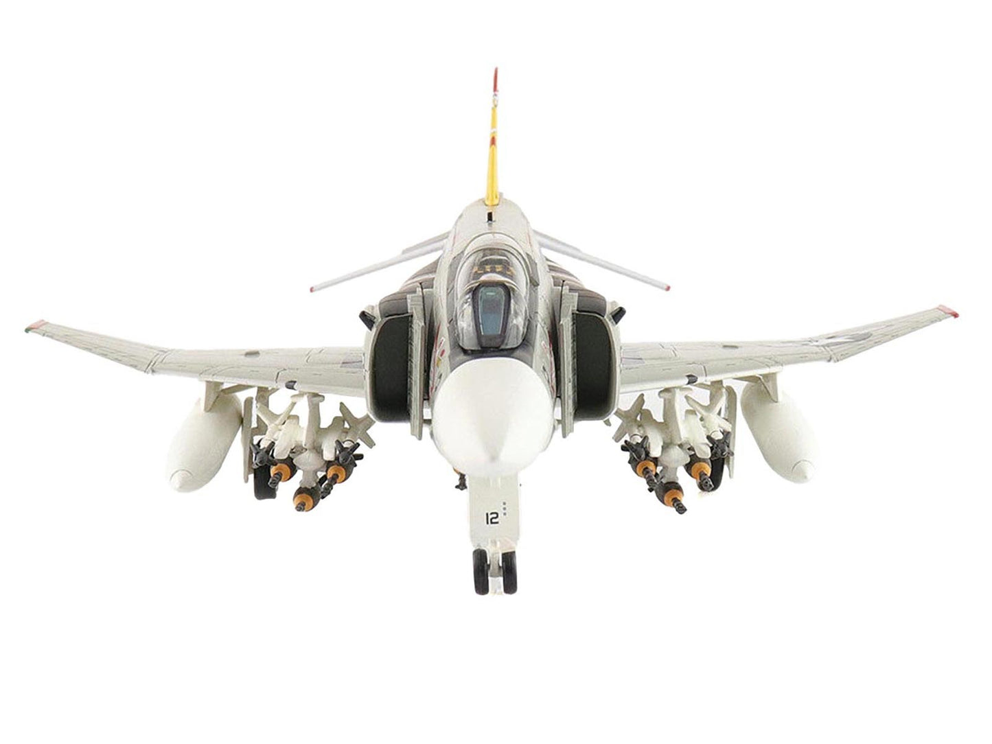 McDonnell Douglas F-4J Phantom II Fighter-Bomber Aircraft "153893 VMFA-312 Checkerboards" (1976) United States Marine Corps "Air Power Series" 1/72 Diecast Model by Hobby Master