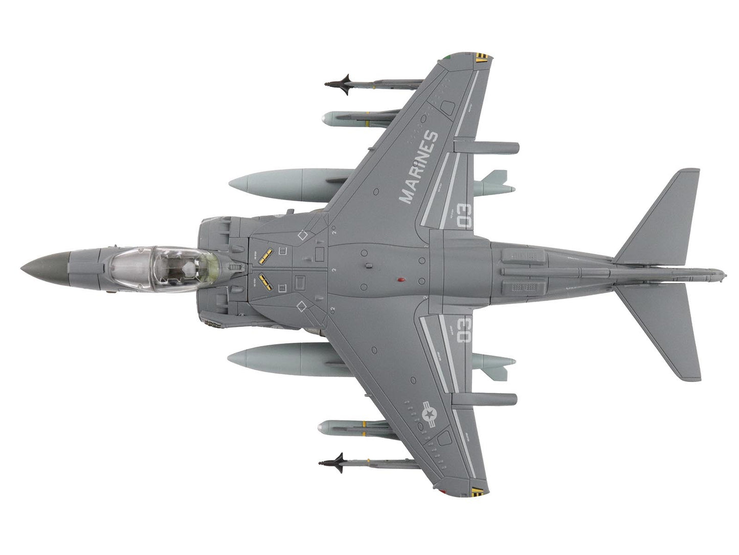 McDonnell Douglas AV-8B Plus Harrier II Aircraft "165357 VMA-231 Ace of Spades Operation Inherent Resolve USCENTCOM" (2017) United States Marine Corps "Air Power Series" 1/72 Diecast Model by Hobby Master