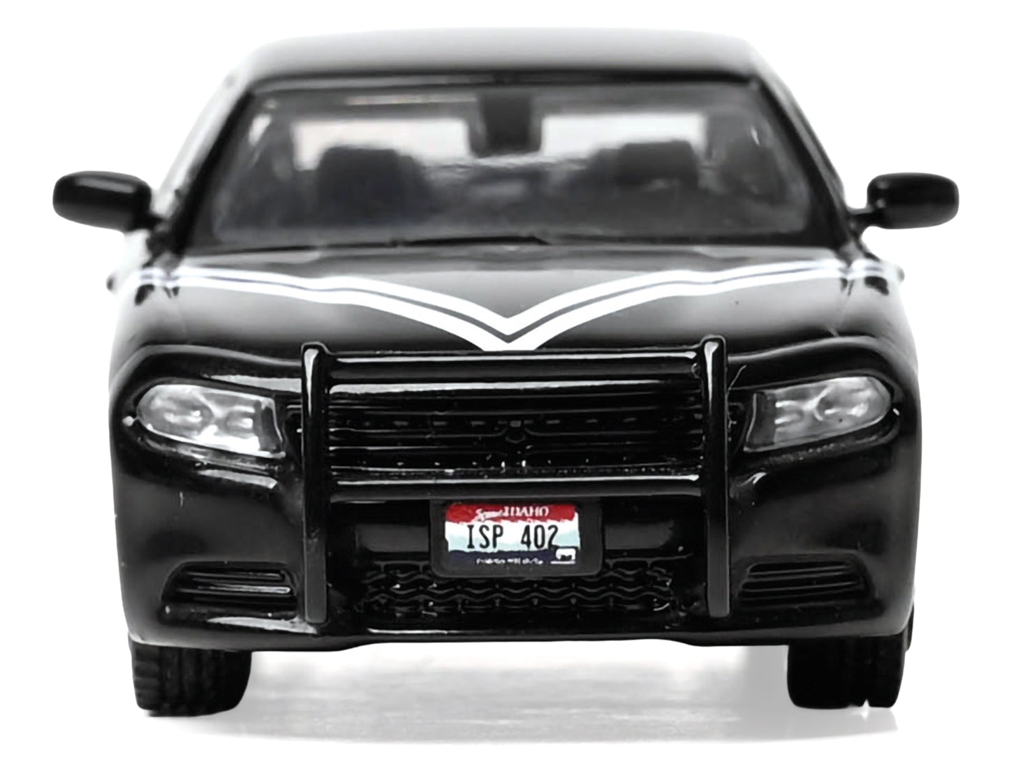 2023 Dodge Charger Pursuit "Idaho State Police" Black with White Stripes 1/64 Diecast Model by IXO Models
