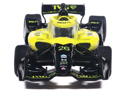 Dallara IndyCar #26 Will Power "TWG" Andretti Global (Road Course Configuration) "NTT IndyCar Series" (2026) 1/64 Diecast Model Car by IXO Models