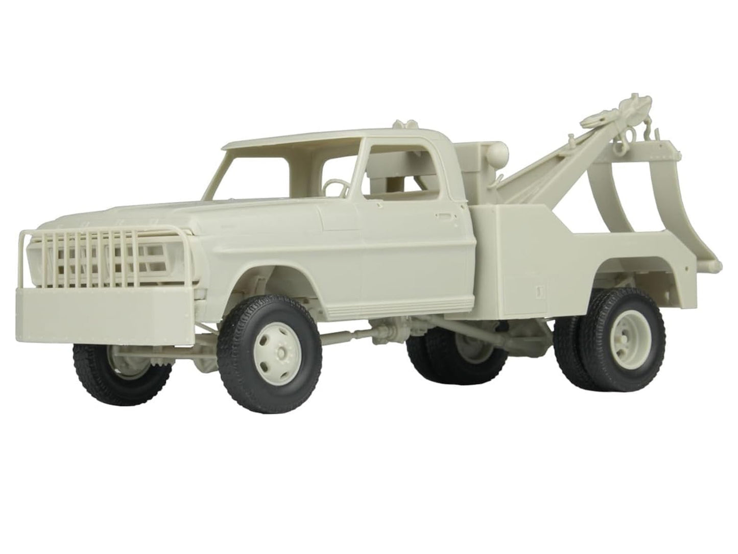 Skill 3 Model Kit 1972 Ford F-350 4x4 Tow Truck High Side Version 1/25 Scale Model by Moebius