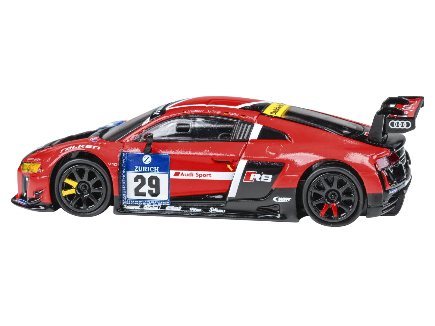 Audi R8 LMS #29 Nicki Thiim - Christer Jons - Pierre Kaffer "Audi Sport Team WRT" "24 Hours of Nurburgring" (2015) 1/64 Diecast Model Car by Paragon Models