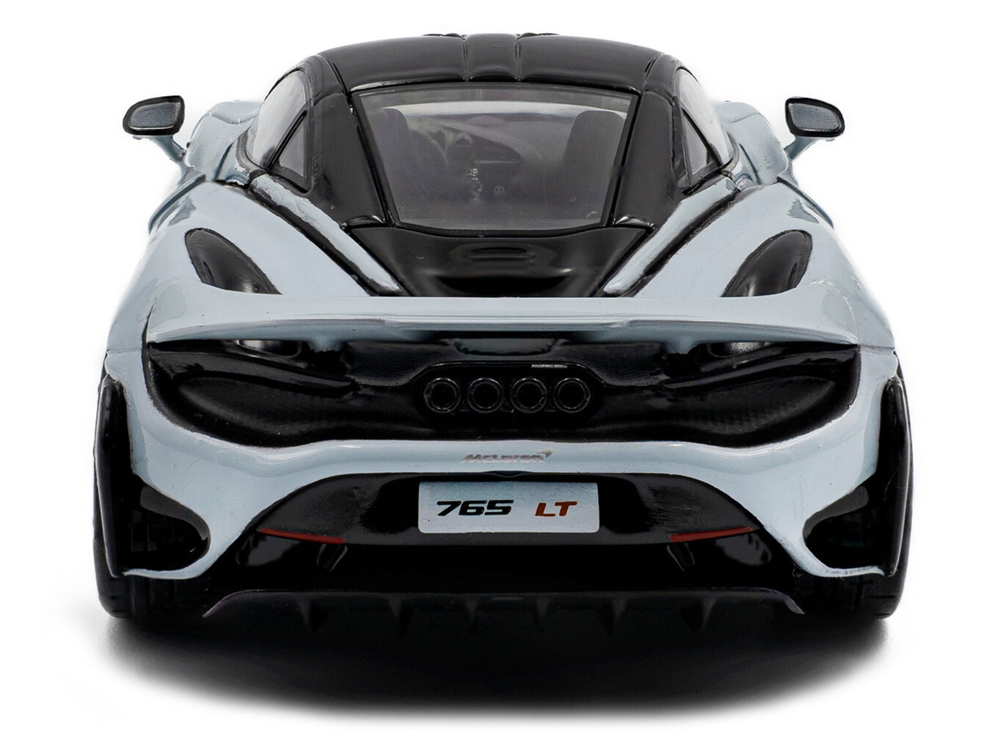 2020 McLaren 765LT Ceramic Gray with Black Top 1/43 Diecast Model Car by Solido