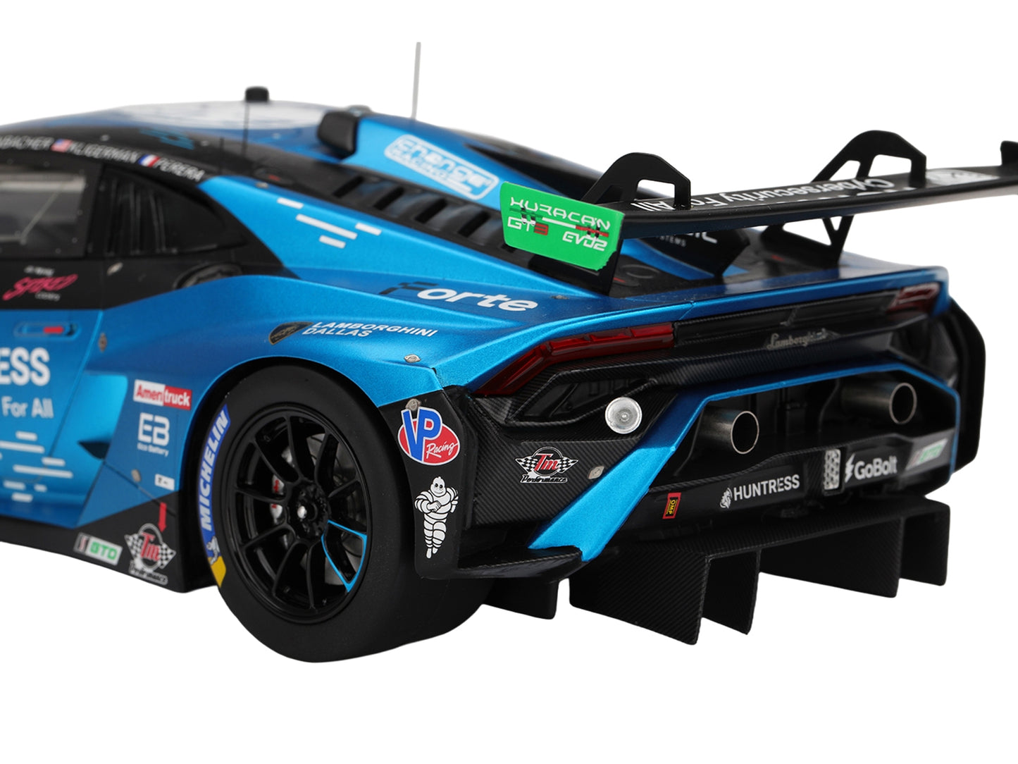 Lamborghini Huracan GT3 EVO2 #78 Mario Farnbacher - Misha Goikhberg - Parker Kligerman - Franck Perera "Forte Racing" IMSA "24 Hours of Daytona" (2025) 1/18 Model Car by Top Speed