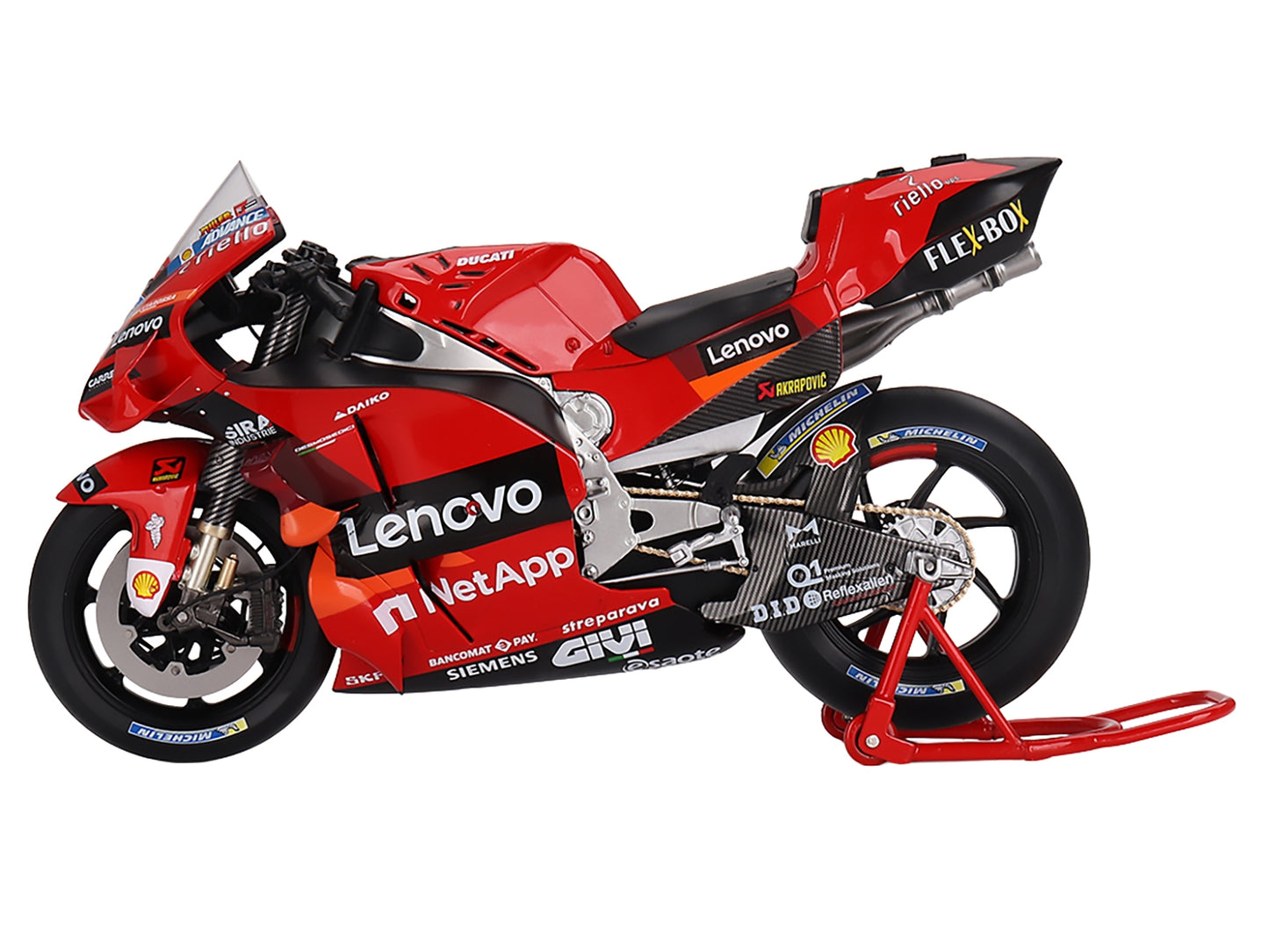 Ducati Desmosedici #43 Jack Miller "Presentation" "MotoGP World Championship" (2022) 1/12 Motorcycle Model by True Scale Miniatures